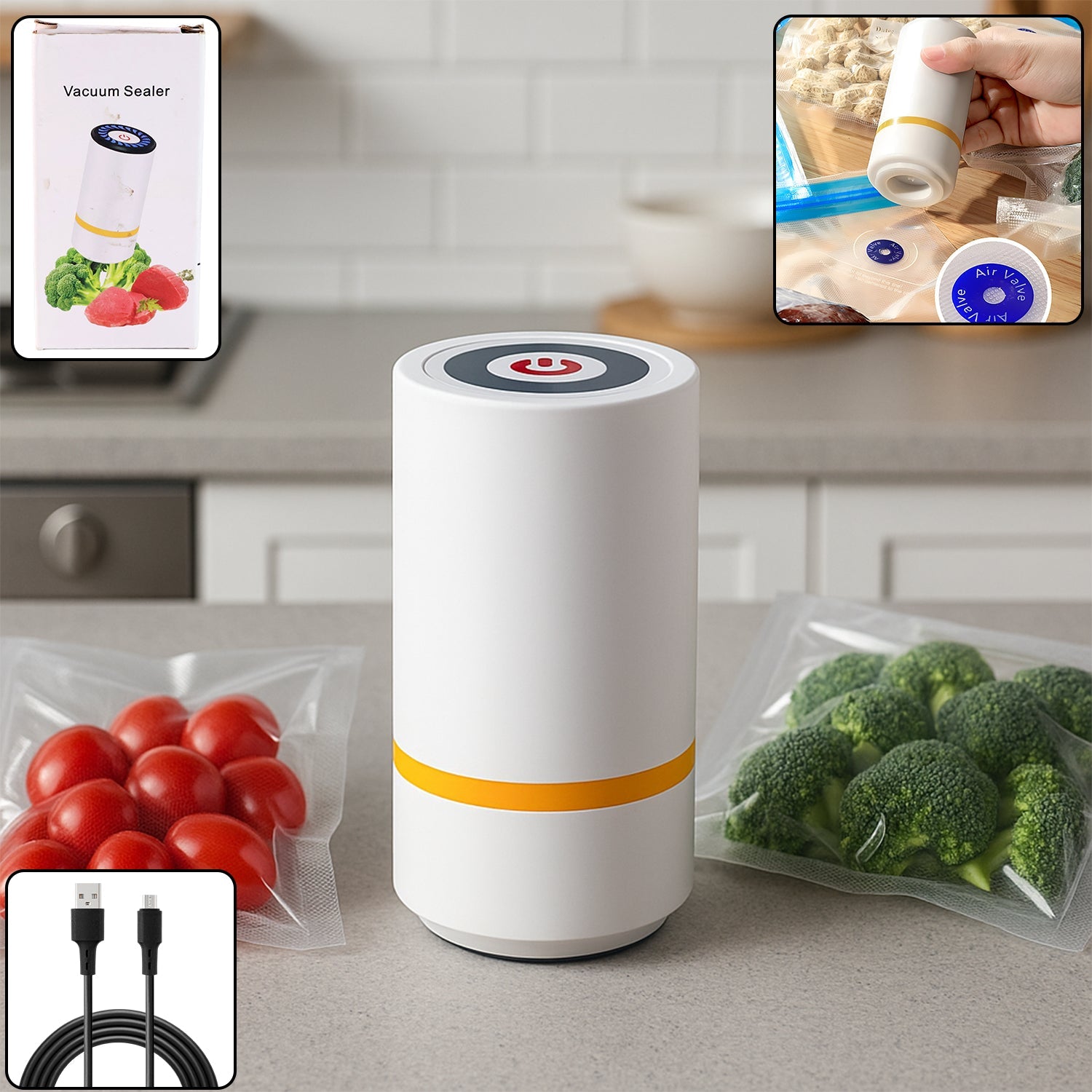 Portable USB Rechargeable Vacuum Sealer Machine Portable USB Rechargeable Vacuum Sealer Machine